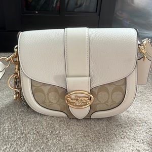 Coach white brand new bag. No tags.